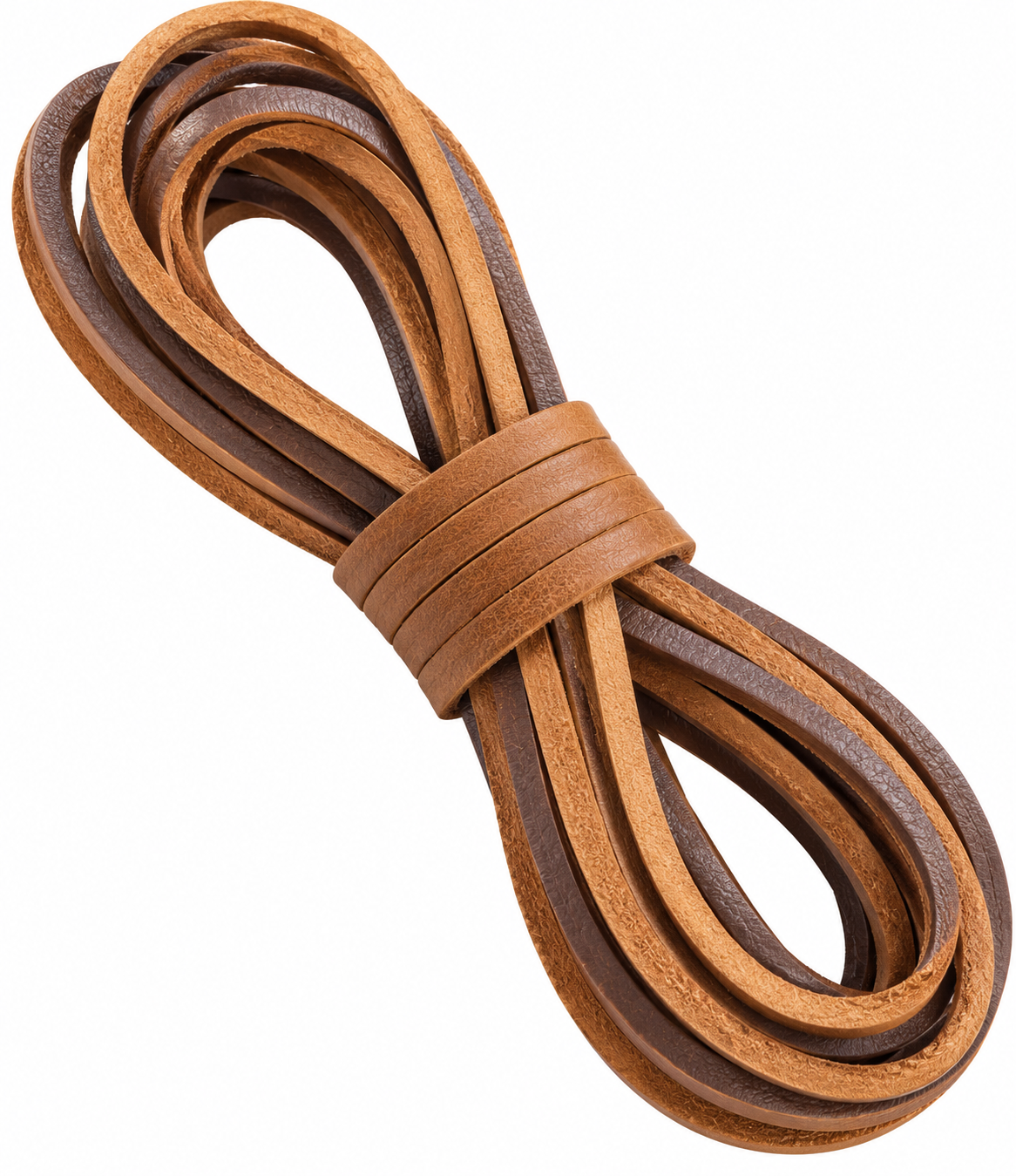 Dark Brown Leather Shoelaces