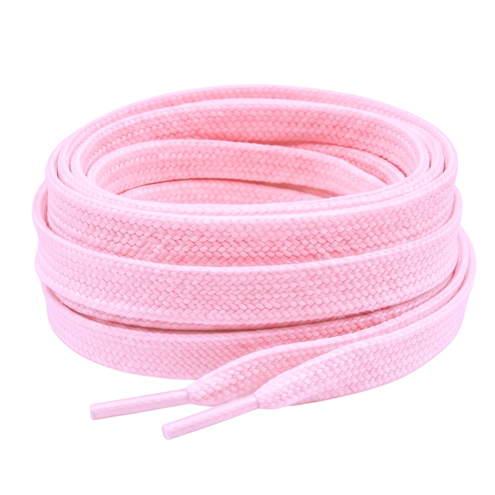 Light Pink flat shoelaces