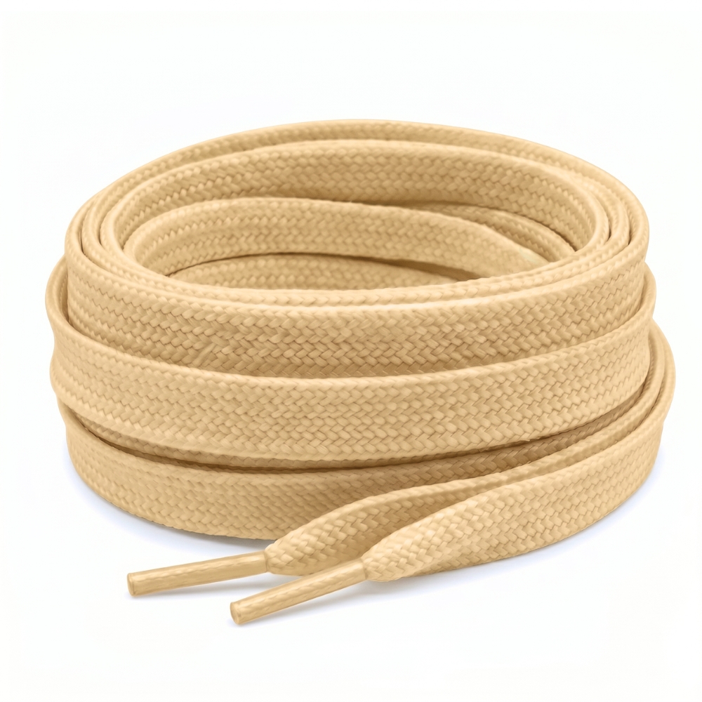 Oatmeal Flat Shoelaces