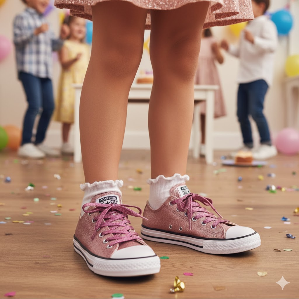 Pink-Glitter-Shoelaces-for-trainers-1 for kids