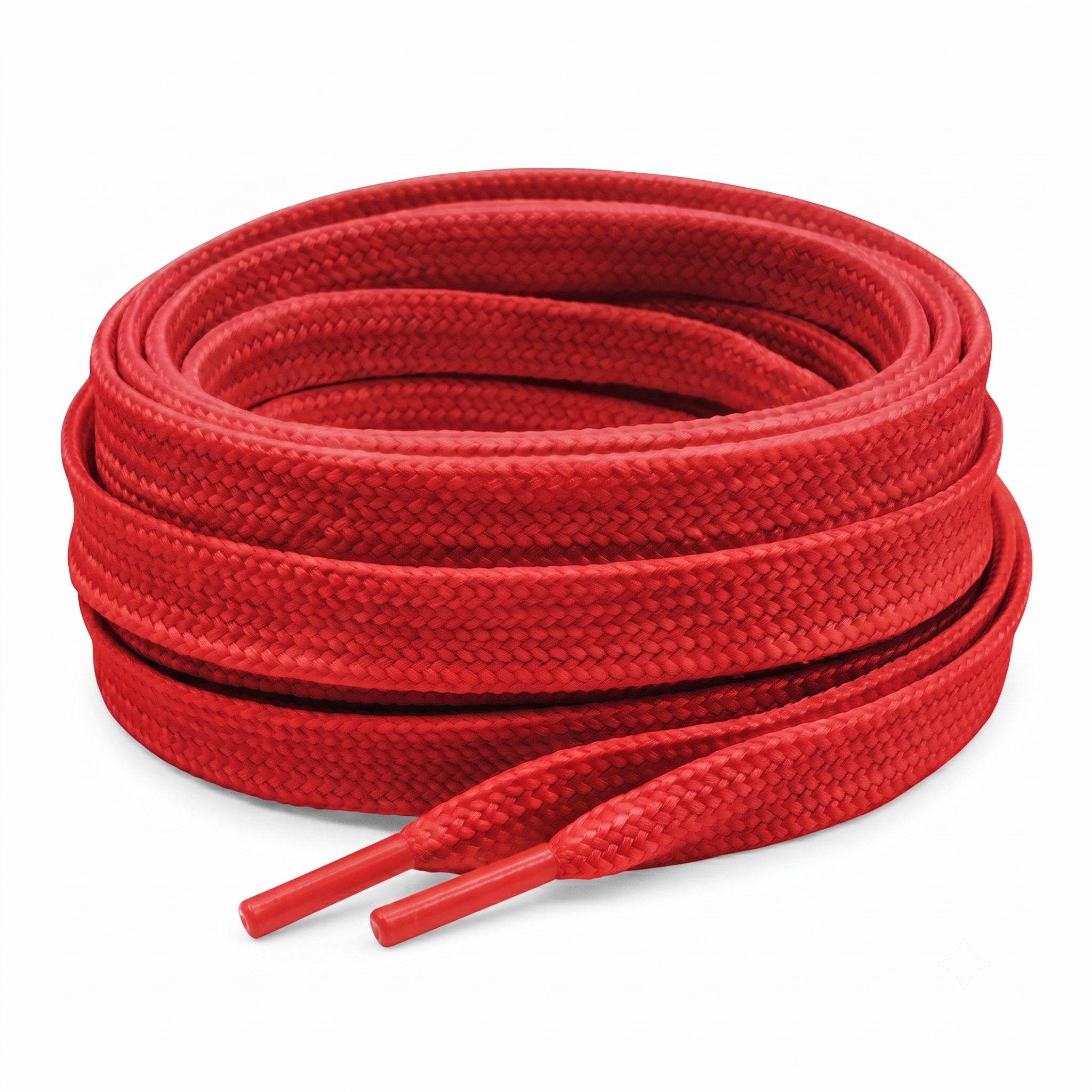 Red Flat Trainer Boot Laces