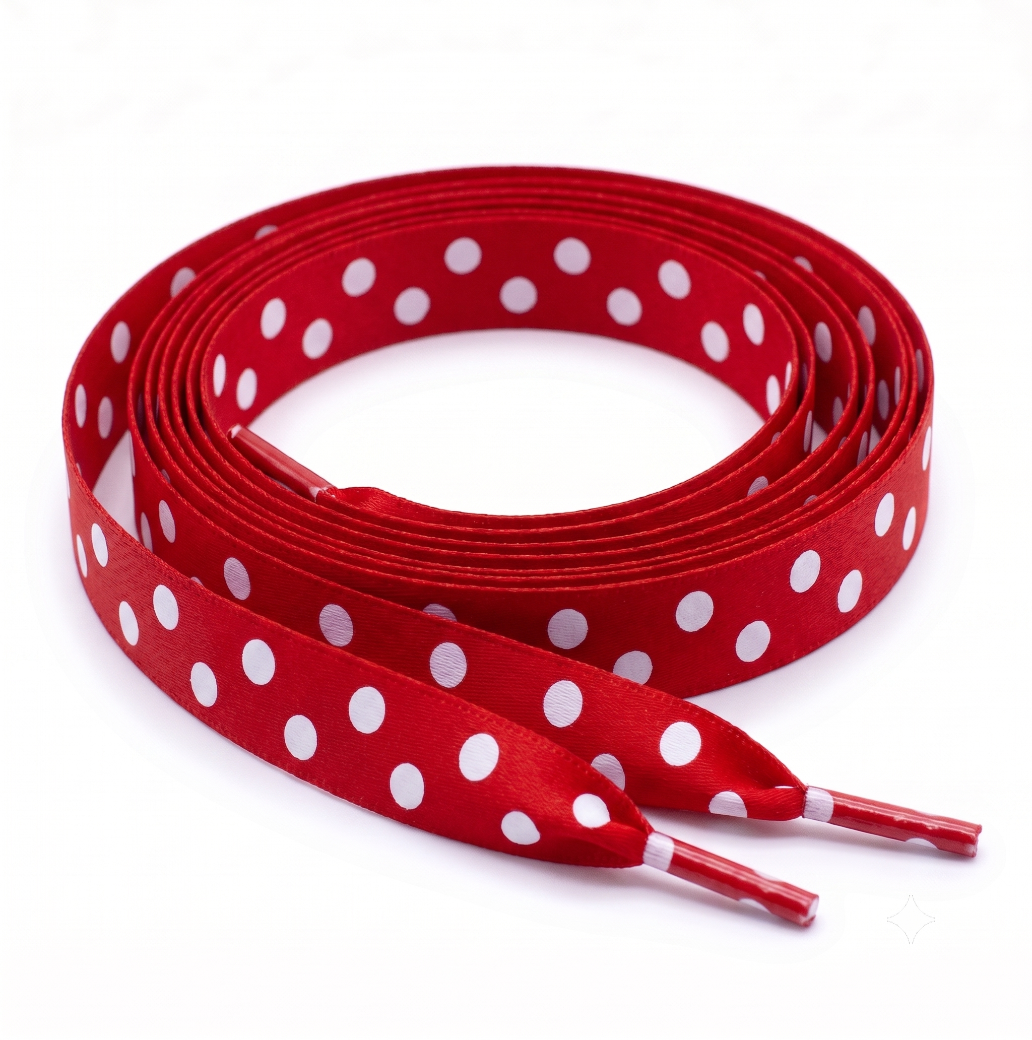 Red Polka Dot Ribbon Laces