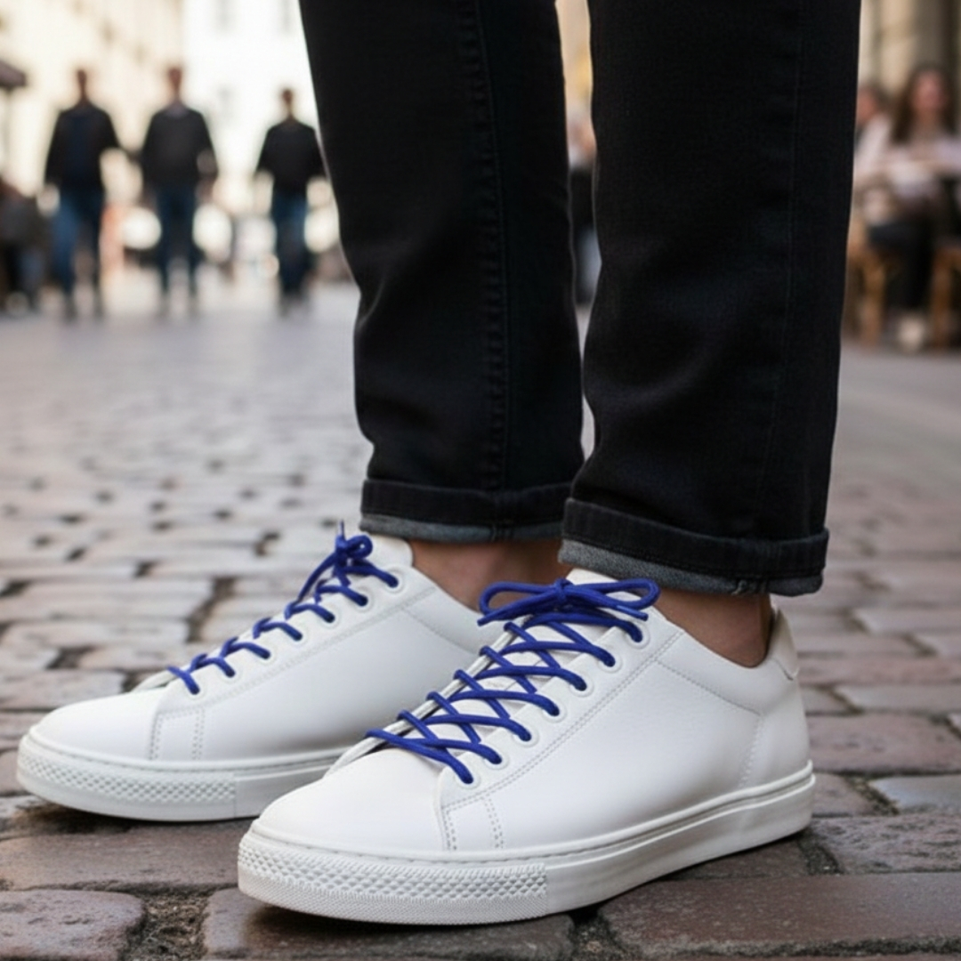 Royal Blue Round Shoelaces (3)