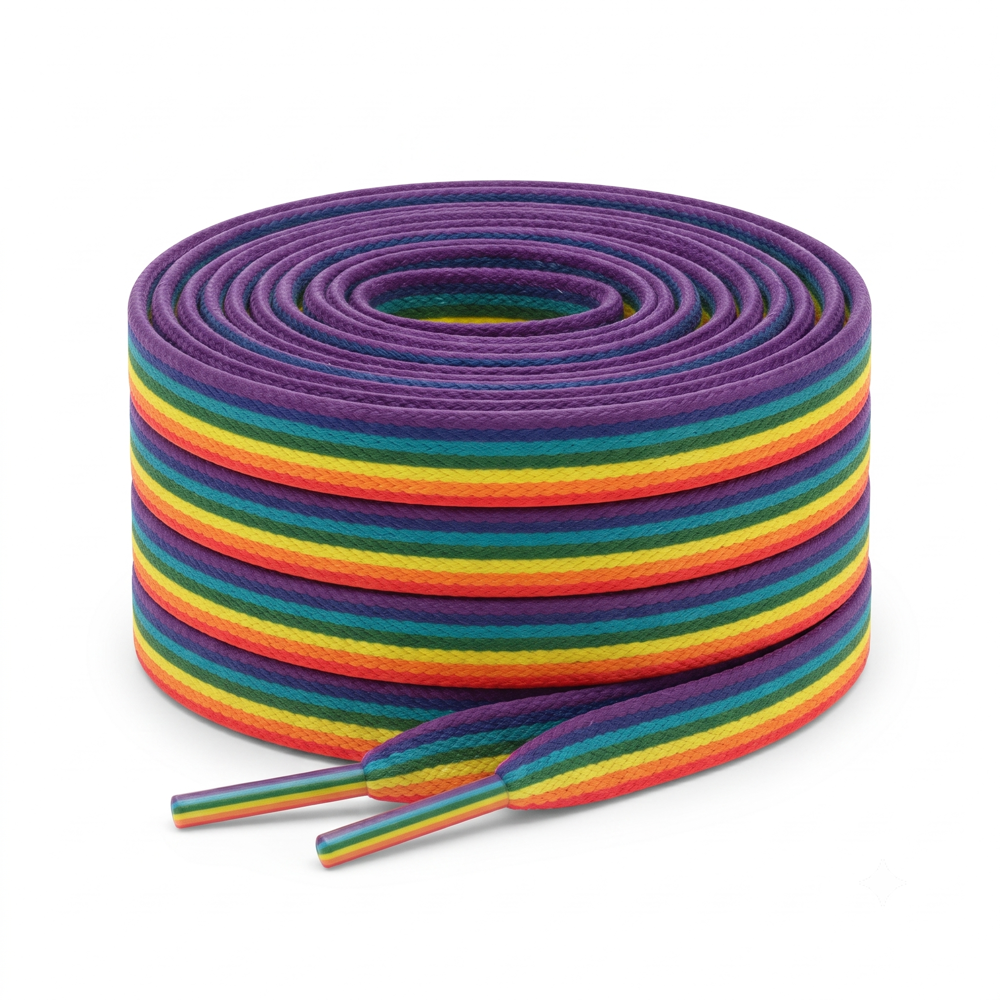 Stripe Rainbow Shoelaces