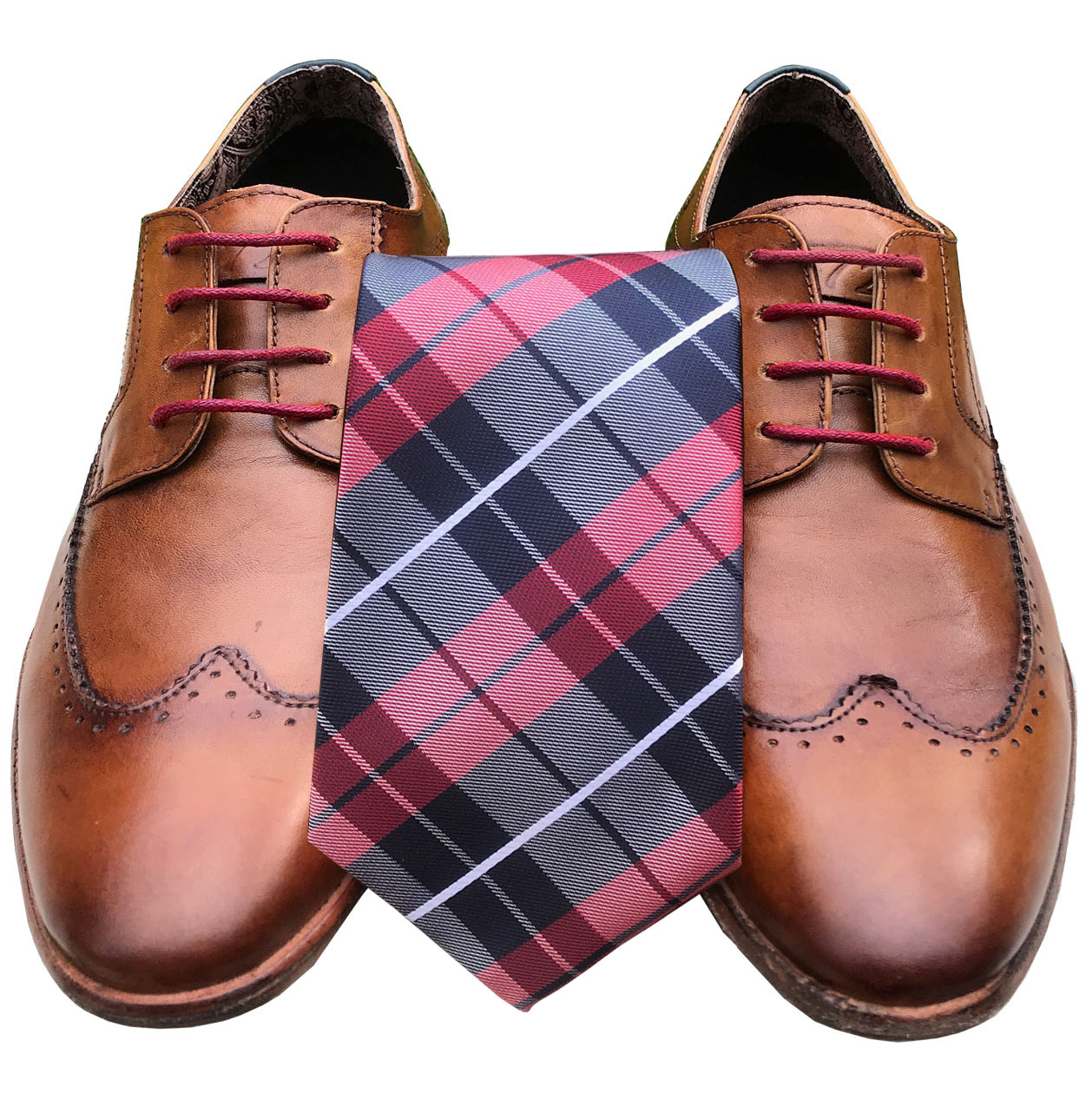 thumbnail image 2 of Aussie Wardrobe Collection Men's Waxed Shoe Laces – 2 Pairs – Black, Brown, Or Latte (CG683) 2 of 3