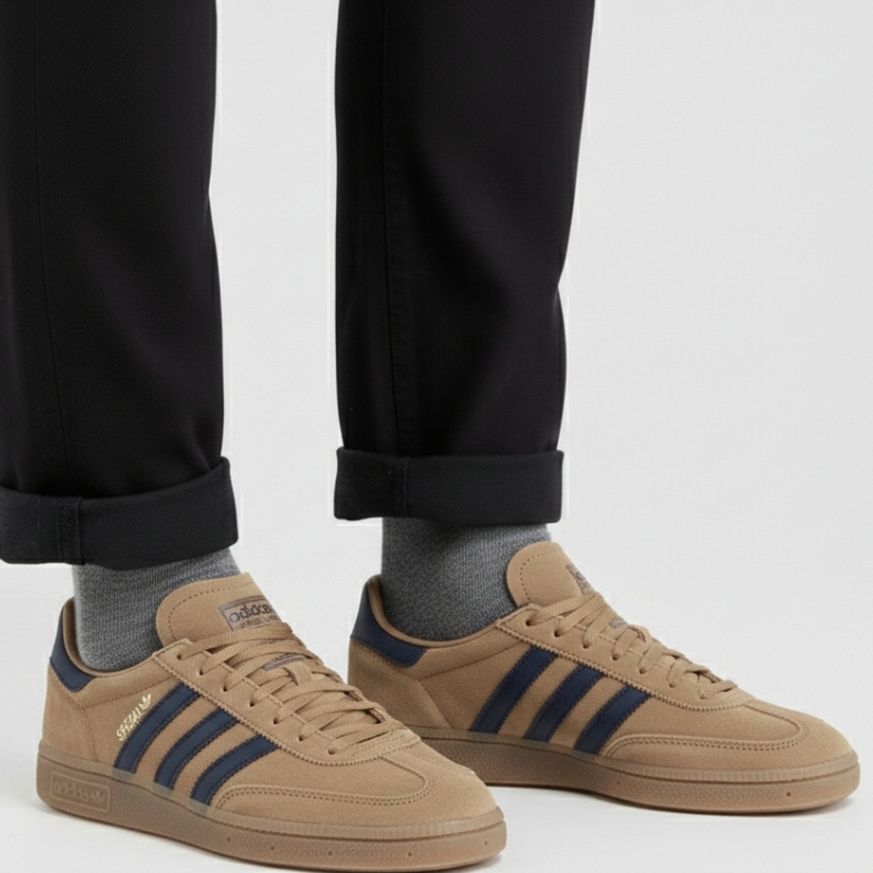 Beige Oval Shoelaces for Adidas specials